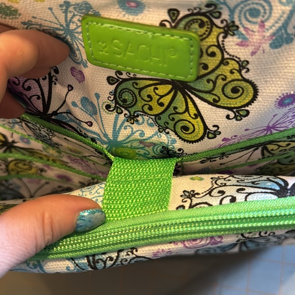 Sachi Insulated Green Butterfly Bag - Picture 3 of 6